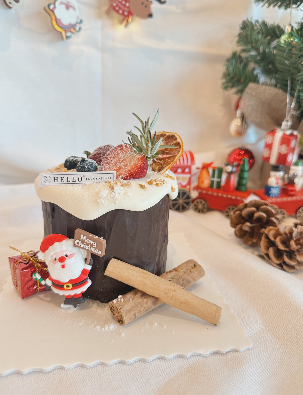 Mini Christmas Chocolate Roll