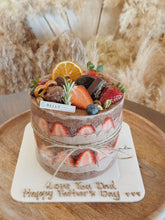Load image into Gallery viewer, Papa we love you | 老爸我们爱您 (1/9 - 3/9) Dark Chocolate with strawberry cake
